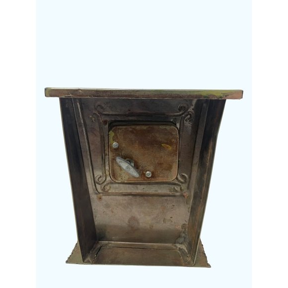 Entertainer Music Box Metal Vintage Piano Player Copper - Picture 6 of 7